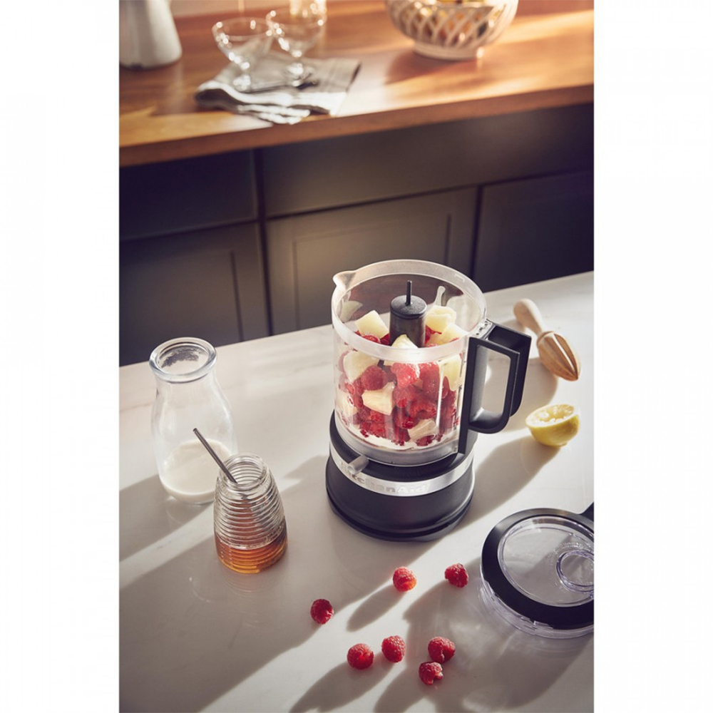 Кухонный миникомбайн KitchenAid чаша 1,2л черный 5KFC0516EBM