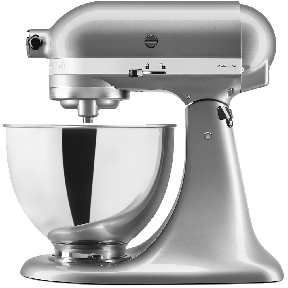 Миксер планетарный KitchenAid Artisan 4,3 л с откидным блоком цвет хром 5KSM95PSEMC