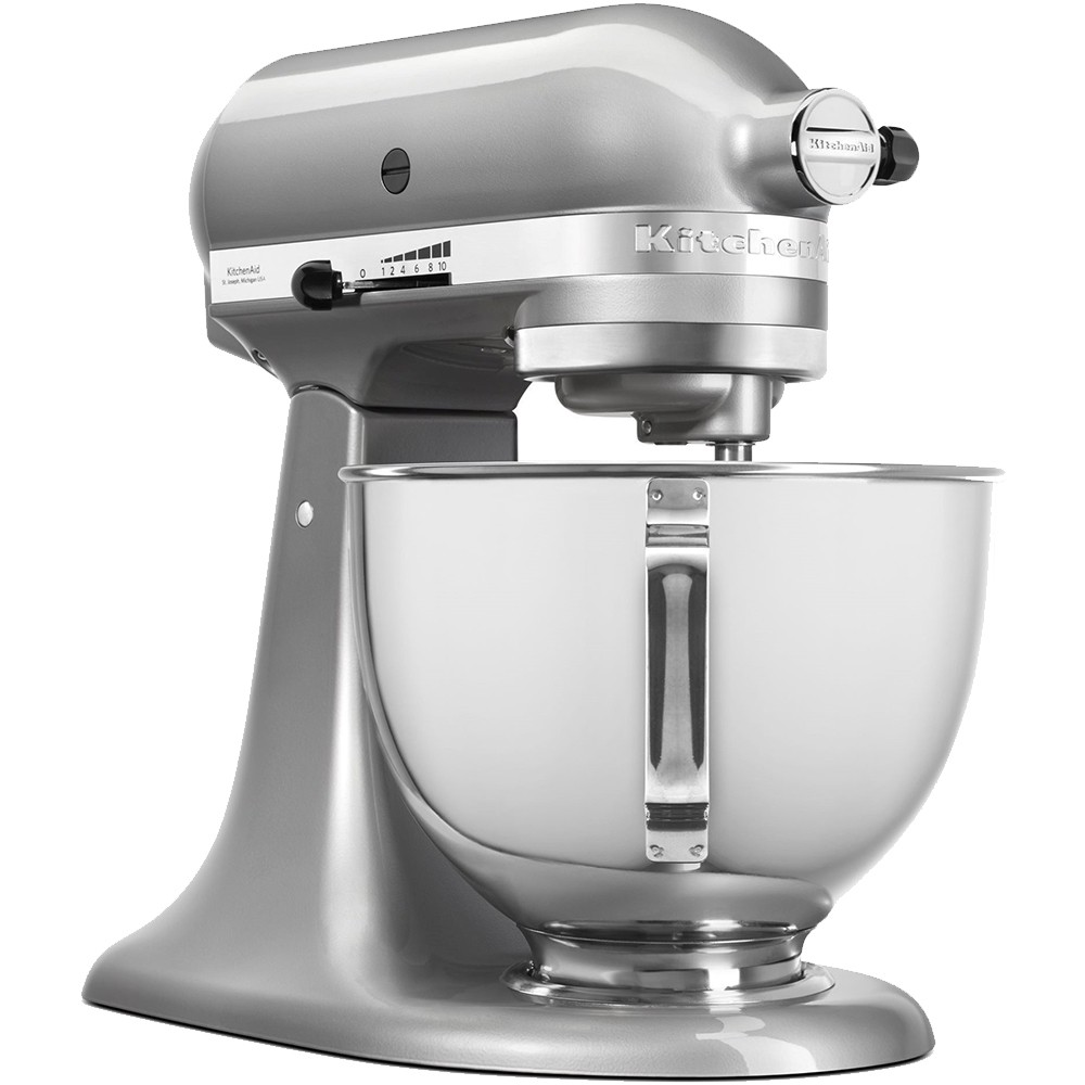 Миксер планетарный KitchenAid Artisan 4,3 л с откидным блоком цвет хром 5KSM95PSEMC