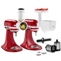 Набор из 3 насадок KitchenAid мясорубка, протирание, овощерезка 5KSM2FPPC (5KSMFGA, 5KSMFVSP, 5KSMVSA)