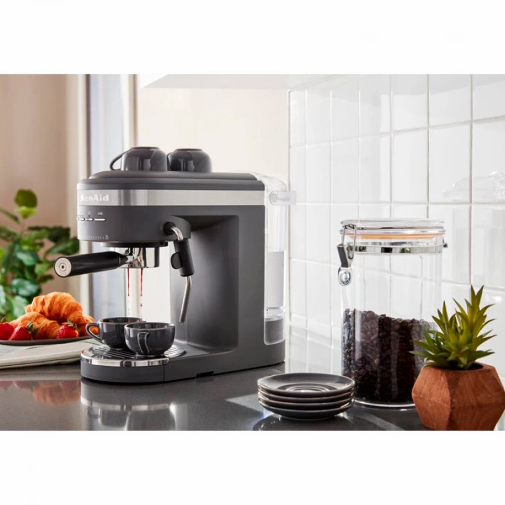 Кофеварка эспрессо KitchenAid Artisan серая 5KES6403EDG