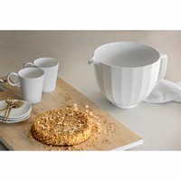 Чаша KitchenAid 4,7 л керамическая текстурированная белая 5KSM2CB5PWS