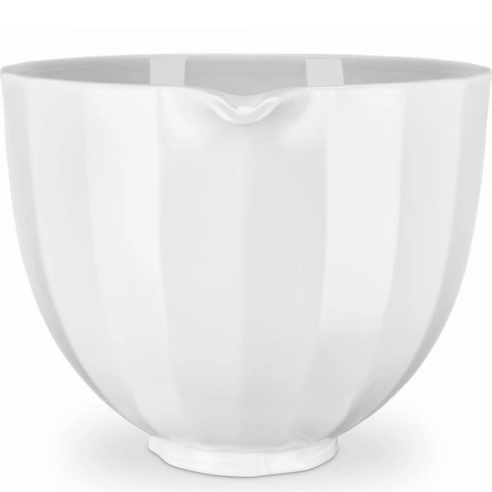 Чаша KitchenAid 4,7 л керамическая текстурированная белая 5KSM2CB5PWS