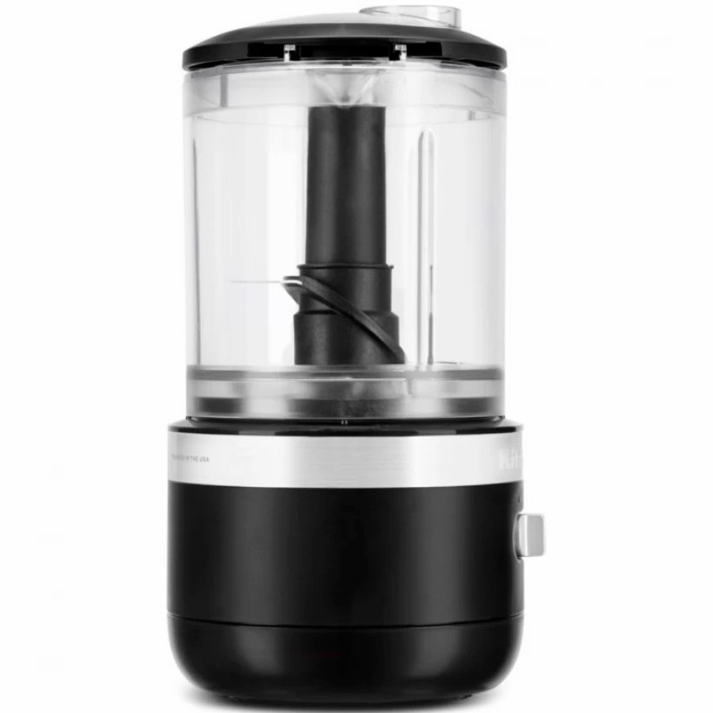 Кухонный миникомбайн KitchenAid безпроводной матовый черный 5KFCB519EBM