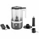 Кухонный миникомбайн KitchenAid безпроводной серый уголь 5KFCB519EDG