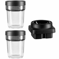 Набор для блендера KitchenAid 2 стакана с крышкой 0,2 л и ножевой блок 5KSB2040BBB