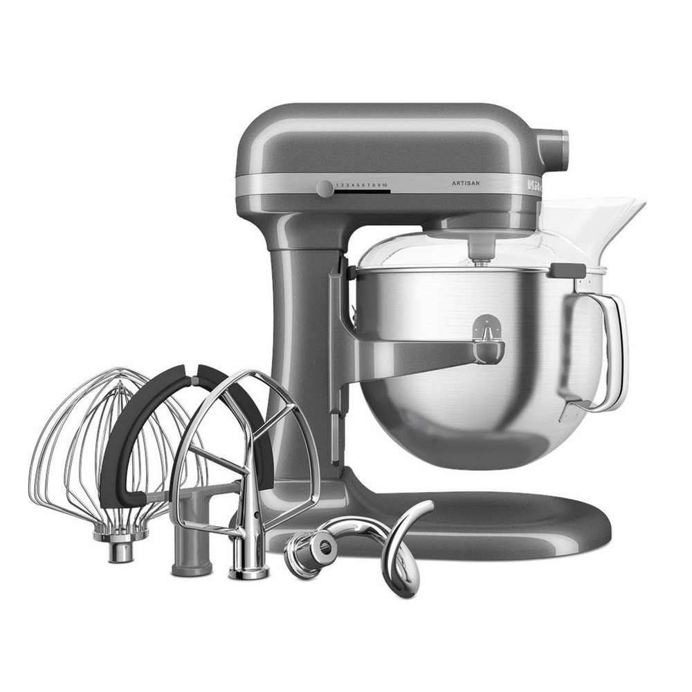 Миксер KitchenAid Heavy Duty 6,6 л серебристый 5KSM70JPXECU