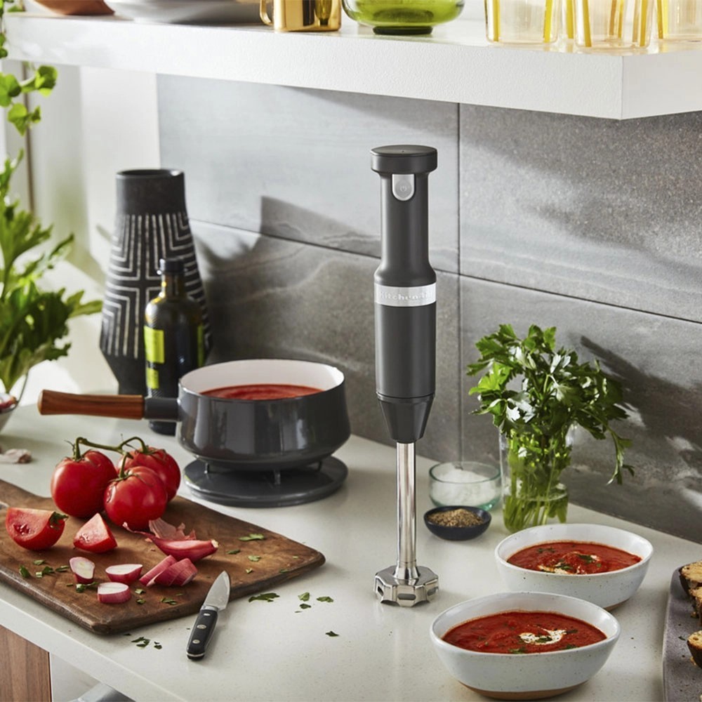 Блендер KitchenAid Artisan беспроводной погружной серый уголь 5KHBBV53EDG