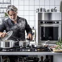 Сковорода Вок с крышкой KitchenAid Multiply Stainless Steel 28 см 3,5л CC003254-001
