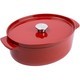 Утятница чугунная с крышкой KitchenAid Cast Iron 5,6 л красная CC006063-001