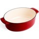 Утятница чугунная с крышкой KitchenAid Cast Iron 5,6 л красная CC006063-001