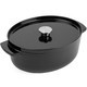 Утятница чугунная с крышкой KitchenAid Cast Iron 5,6 л чорная CC006064-001