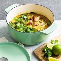 Кастрюля чугунная с крышкой KitchenAid Cast Iron 3,3 л фисташковая CC007433-001