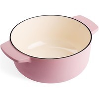 Кастрюля чугунная с крышкой KitchenAid Cast Iron 3,3 л сухая роза CC007430-001