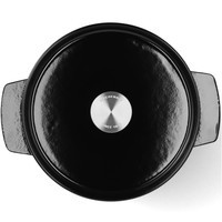 Кастрюля чугунная с крышкой KitchenAid Cast Iron 3,3 л черная CC006058-001