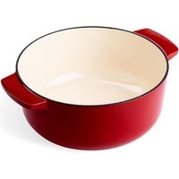 Кастрюля чугунная с крышкой KitchenAid Cast Iron 5,2 л красная CC006060-001
