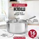 Ковш с крышкой KitchenAid Multiply Stainless Steel 16 см 1,5 л CC003256-001