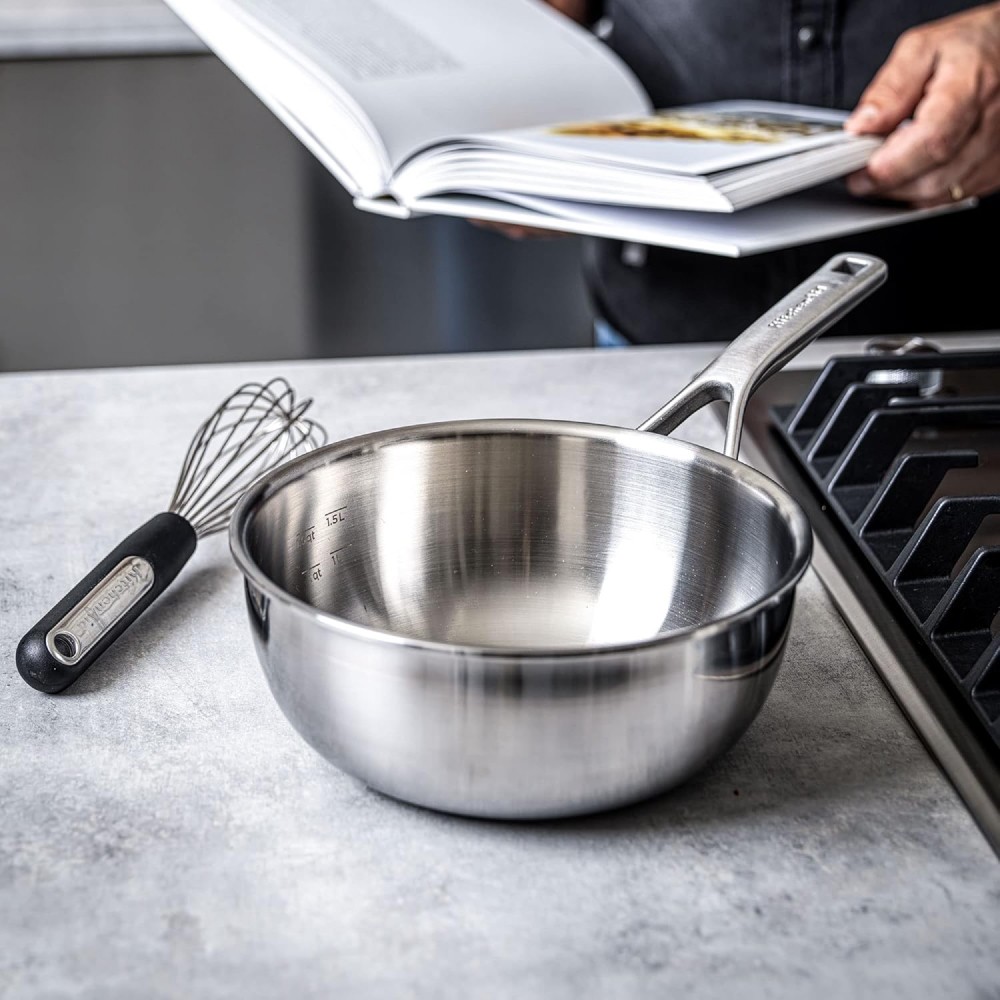 Ковш поварской KitchenAid Multiply Stainless Steel 24 см 3,7 л CC006025-001