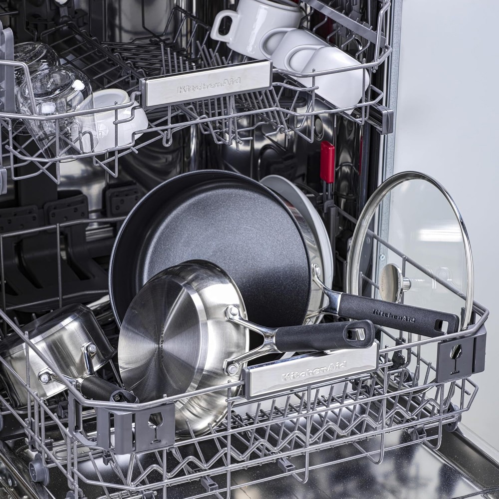 Набор сковородок KitchenAid Classic Stainless Steel 20/28 см CC005706-001