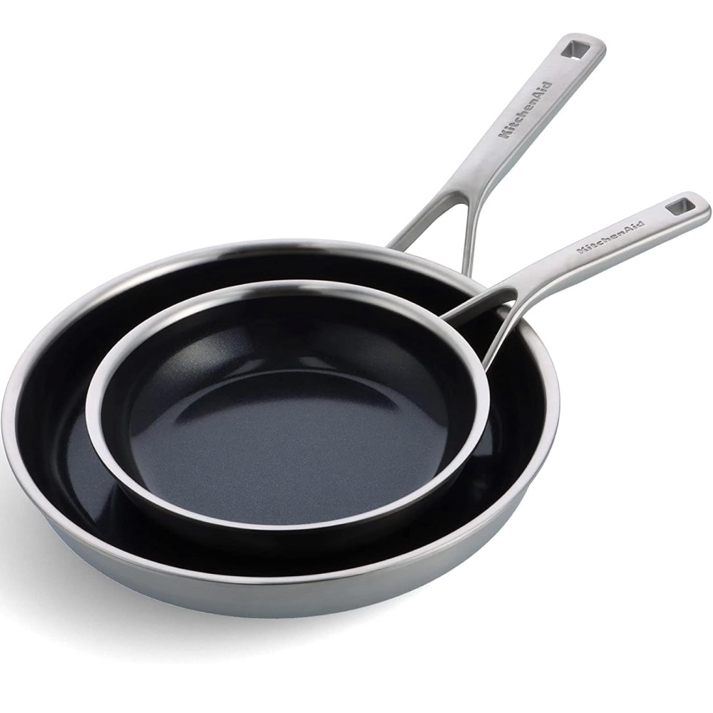 Набор сковородок KitchenAid Multiply Stainless Steel 20/28 см CC006065-001