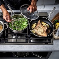 Сковорода KitchenAid Multiply Stainless Steel с керамическим покрытием 20 см CC004948-001