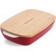 Форма для выпечки KitchenAid Stoneware с крышкой красная 1,9 л CC006106-001