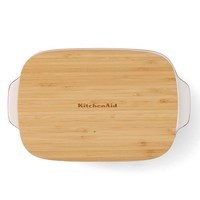 Форма для выпечки KitchenAid Stoneware с крышкой красная 1,9 л CC006106-001