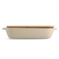 Форма для выпечки KitchenAid Stoneware с крышкой мигдальный крем 1,9 л CC006107-001