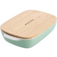 Форма для выпечки KitchenAid Stoneware с крышкой фисташкова 1,9 л CC007425-001