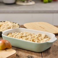 Форма для выпечки KitchenAid Stoneware с крышкой фисташкова 1,9 л CC007425-001