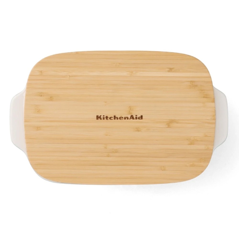 Форма для выпечки KitchenAid Stoneware с крышкой фисташкова 3,8 л CC007426-001
