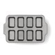 Форма для выпечки кексов KitchenAid Aluminized Bakeware на 8 шт. 38,7×24,4×4 см CC006068-001