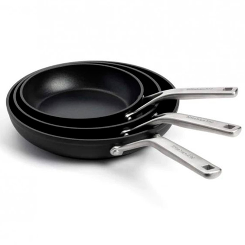 Набор сковородок KitchenAid Forged Hardened Aluminium 20+24+28 см CC005699-001