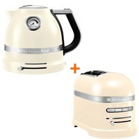 Комплект KitchenAid Artisan Электрочайник 1,5 л 5KEK1522EAC + Тостер 5KMT2204EAC