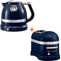 Комплект KitchenAid Artisan Электрочайник 1,5 л 5KEK1522EIB + Тостер 5KMT2204EIB