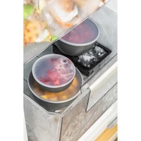 Набор мисок с крышками KitchenAid Coreline 4 шт 355/591/828/1065 мл серый KQG176OSCGG