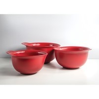 Набор мисок для смешивания KitchenAid Universal 3 шт 2,4/3,3/4,3 л красный KQG175OSERE