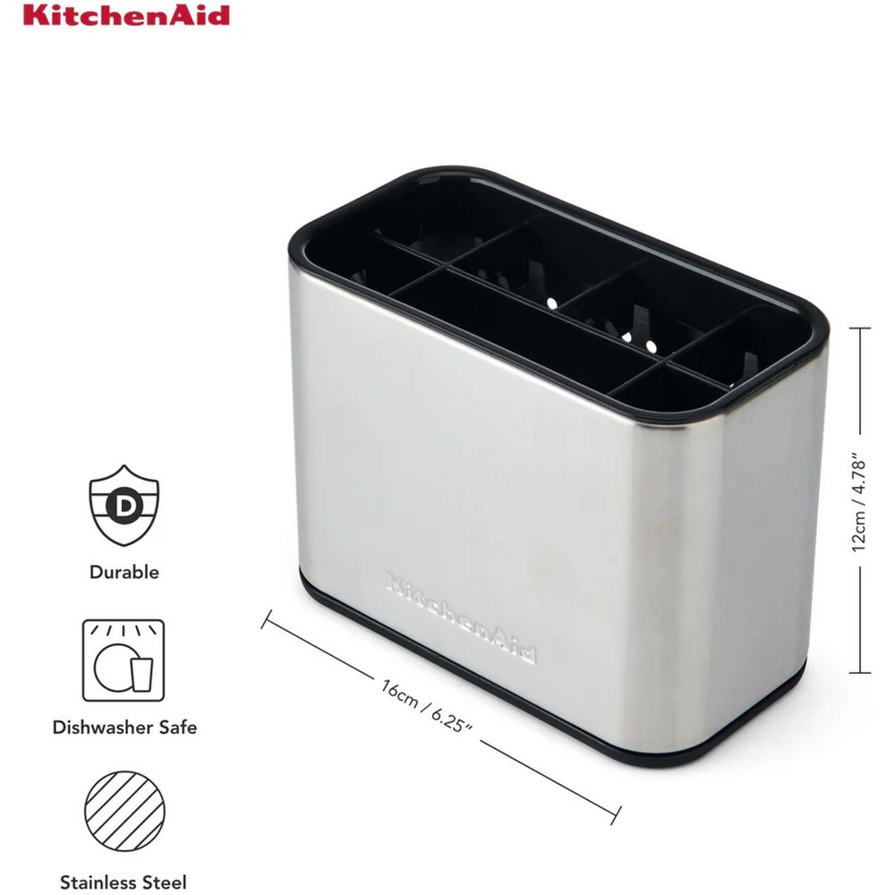 Органайзер для кухонной мойки KitchenAid Sinkware 16х8х12 см серый KEG784OSSSA