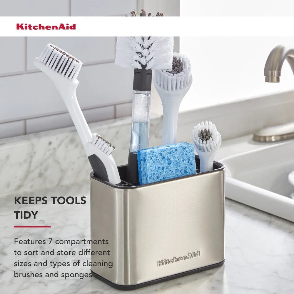 Органайзер для кухонной мойки KitchenAid Sinkware 16х8х12 см серый KEG784OSSSA