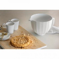Фото Чаша KitchenAid 4,7 л керамическая текстурированная белая 5KSM2CB5PWS