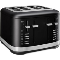 Фото Тостер KitchenAid для 4 тостов матовый черный 5KMT4109EBM
