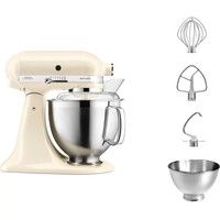 Планетарный миксер KitchenAid Artisan 4,8 л кремовій 5KSM185PSEAC
