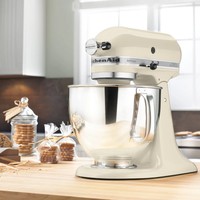Планетарный миксер KitchenAid Artisan 4,8 л кремовій 5KSM185PSEAC