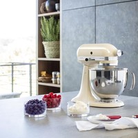 Планетарный миксер KitchenAid Artisan 4,8 л кремовій 5KSM185PSEAC