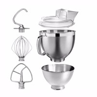 Планетарный миксер KitchenAid Artisan 4,8 л кремовій 5KSM185PSEAC